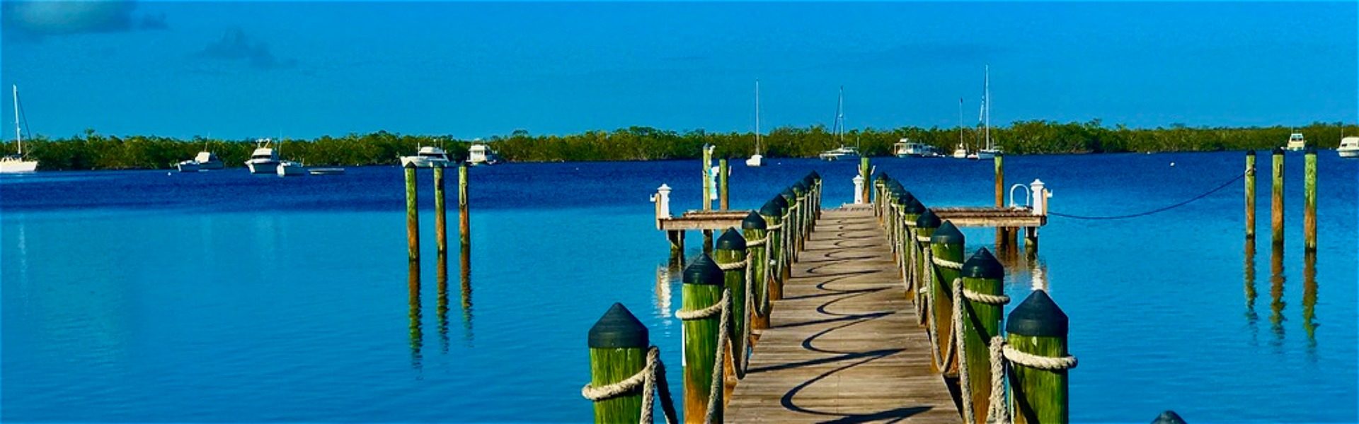 South pier of the coconut palm inn marina