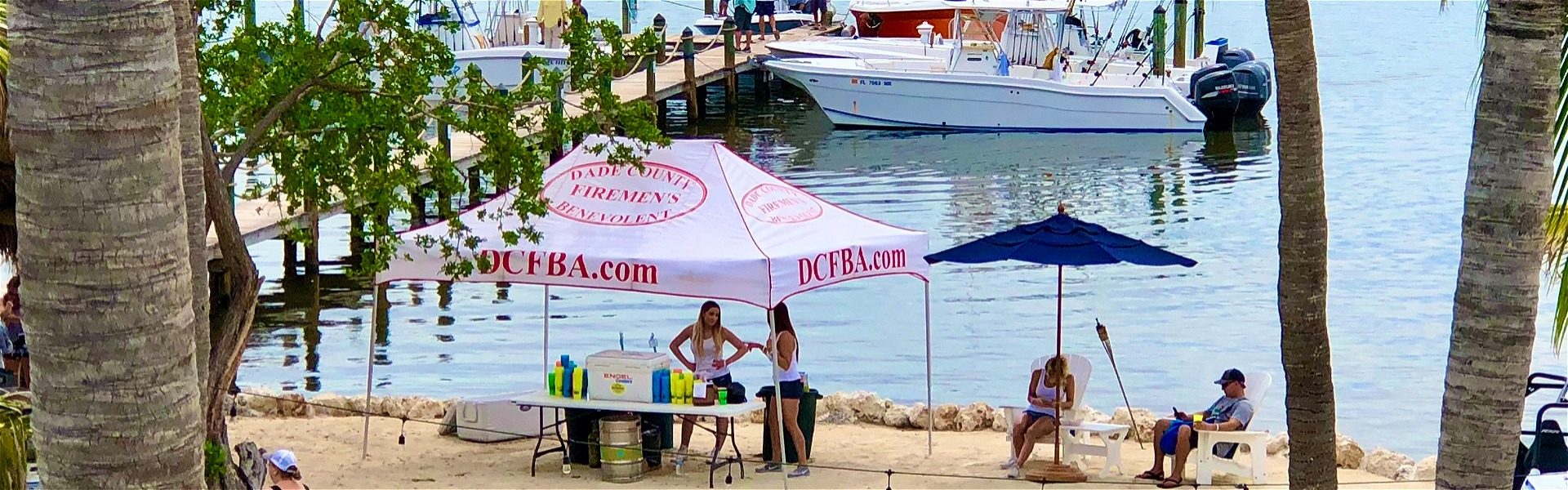 Key largo hotel overlooking marina